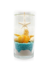 Load image into Gallery viewer, Seashell Gel Candle Cylinder Shape Scent 20 oz
