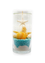 Load image into Gallery viewer, Seashell Gel Candle Cylinder Shape Scent 20 oz