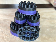 Load image into Gallery viewer, Natural Activated Charcoal Glycerin Soap with Lavender Essential Oil