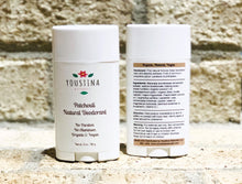 Load image into Gallery viewer, Patchouli Deodorant Natural, Vegan and Organic with Magnesium hydroxide for Men, Women and Kids