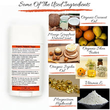 Load image into Gallery viewer, Vegan Natural deodorant- Organic Deodorant with Mango Grapefruit
