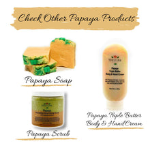 Load image into Gallery viewer, Papaya Clay Mask for Face with Papaya powder Extract / Detoxifying / Whitening and Glowing / for All Types of Skin and Acne Prone
