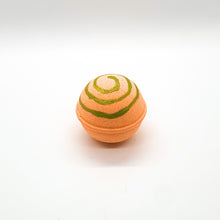 Load image into Gallery viewer, Papaya Bath Bomb with Papaya extract and Kaolin clay / Luxury Large Bath Bombs Gift / Bubble Bath Fizzy
