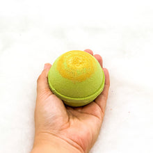 Load image into Gallery viewer, Matcha Green Tea Bath Bomb with Peppermint and Tea Tree essential oils 7 oz / Luxury Large Bath Bombs / Christmas Gift
