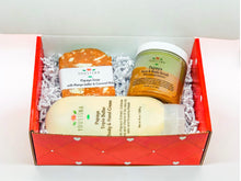 Load image into Gallery viewer, Papaya Gift Set for Her, Luxury Gift Box for christmas, Birthday Gift for Women, Anniversary Spa Gift Set by Youstina Naturals