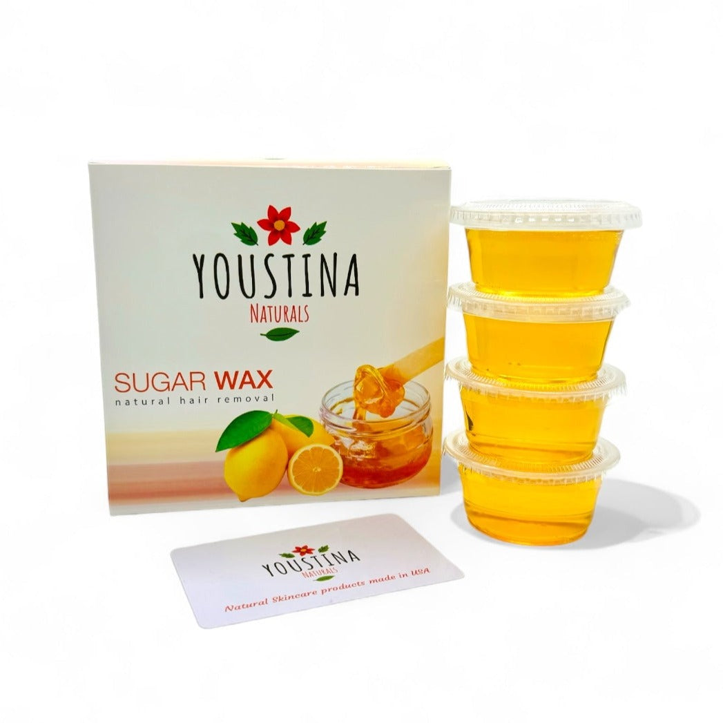 Sugaring Paste Waxing for Hair Removal 8 oz total in 4 separate containers Body Care Wax