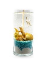 Load image into Gallery viewer, Seashell Gel Candle Cylinder Shape Scent 20 oz

