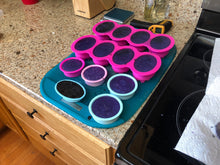 Load image into Gallery viewer, Natural Activated Charcoal Glycerin Soap with Lavender Essential Oil
