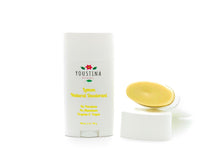 Load image into Gallery viewer, Natural deodorant with lemon essential oil / Aluminum free / Vegan / Organic
