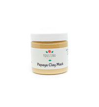 Load image into Gallery viewer, Papaya Clay Mask for Face with Papaya powder Extract / Detoxifying / Whitening and Glowing / for All Types of Skin and Acne Prone

